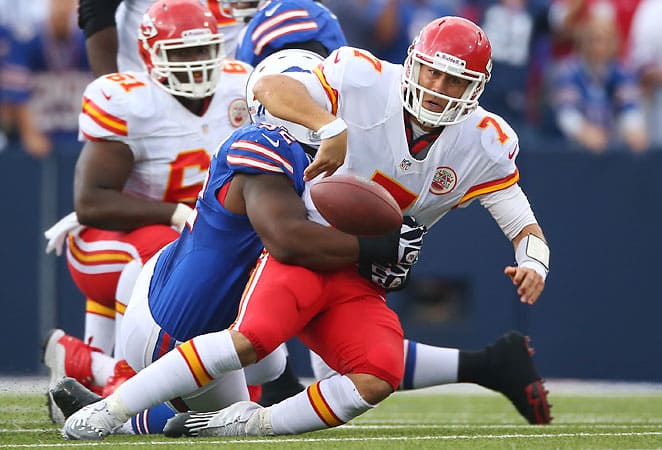 Matt Cassel turned the ball over 15 times last season while compiling a career-worst 66.7 passer rating.